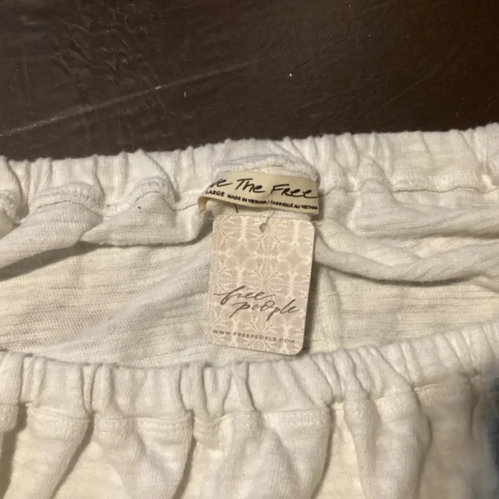Free People size Lg in linen white - Picture 2 of 4